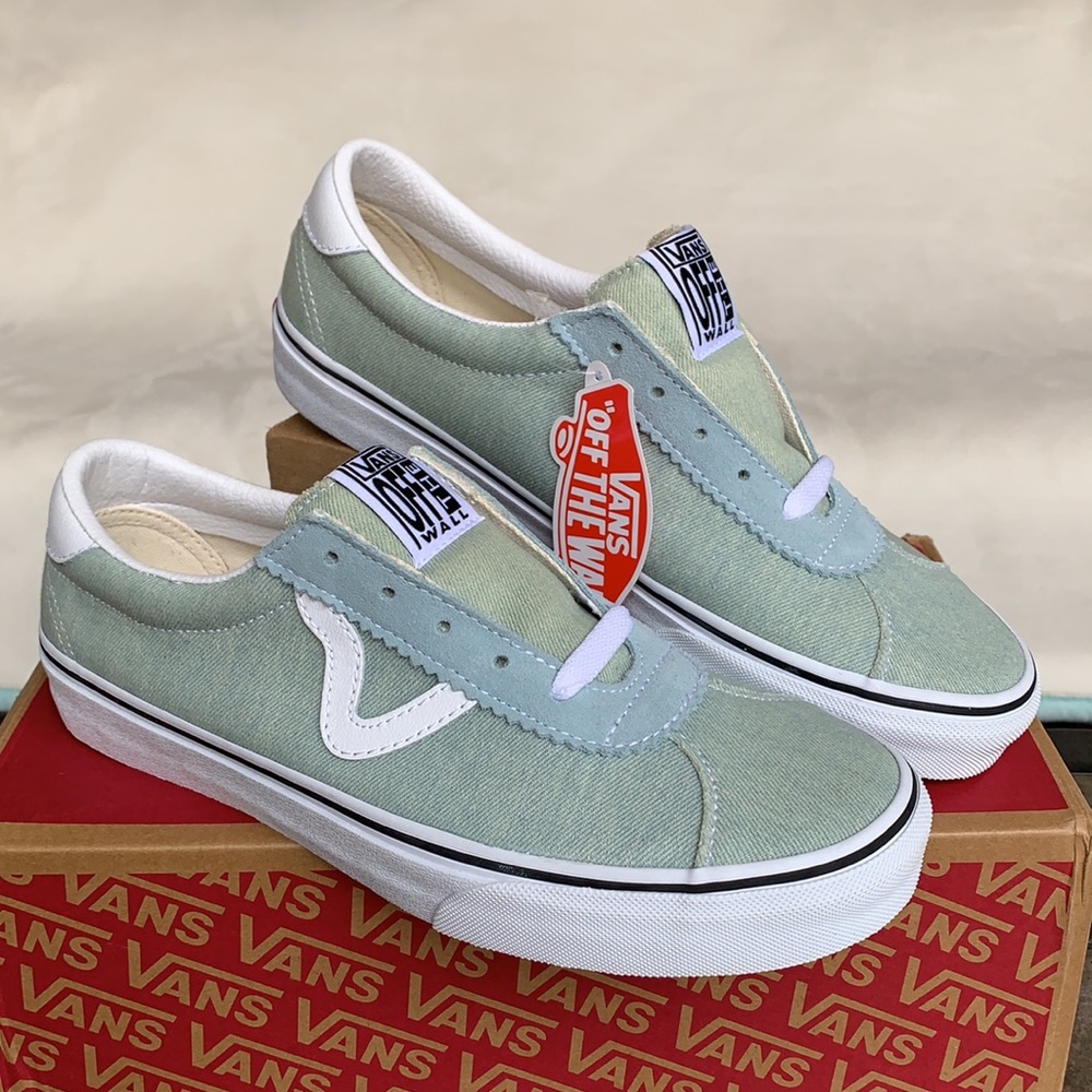 VANS SPORT DENIM Washed/True White WMNS - Picture 1 of 14